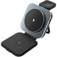 thumbnail image 1 of wonima02 3 in 1 Charging Station for Apple Multiple Devices, Foldable Magnetic Travel Wireless Charger for iPhone 17 16 15 14 13 12 Pro Max Plus Apple Watch Series & AirPods 4/3/2/Pro (Black), 1 of 1