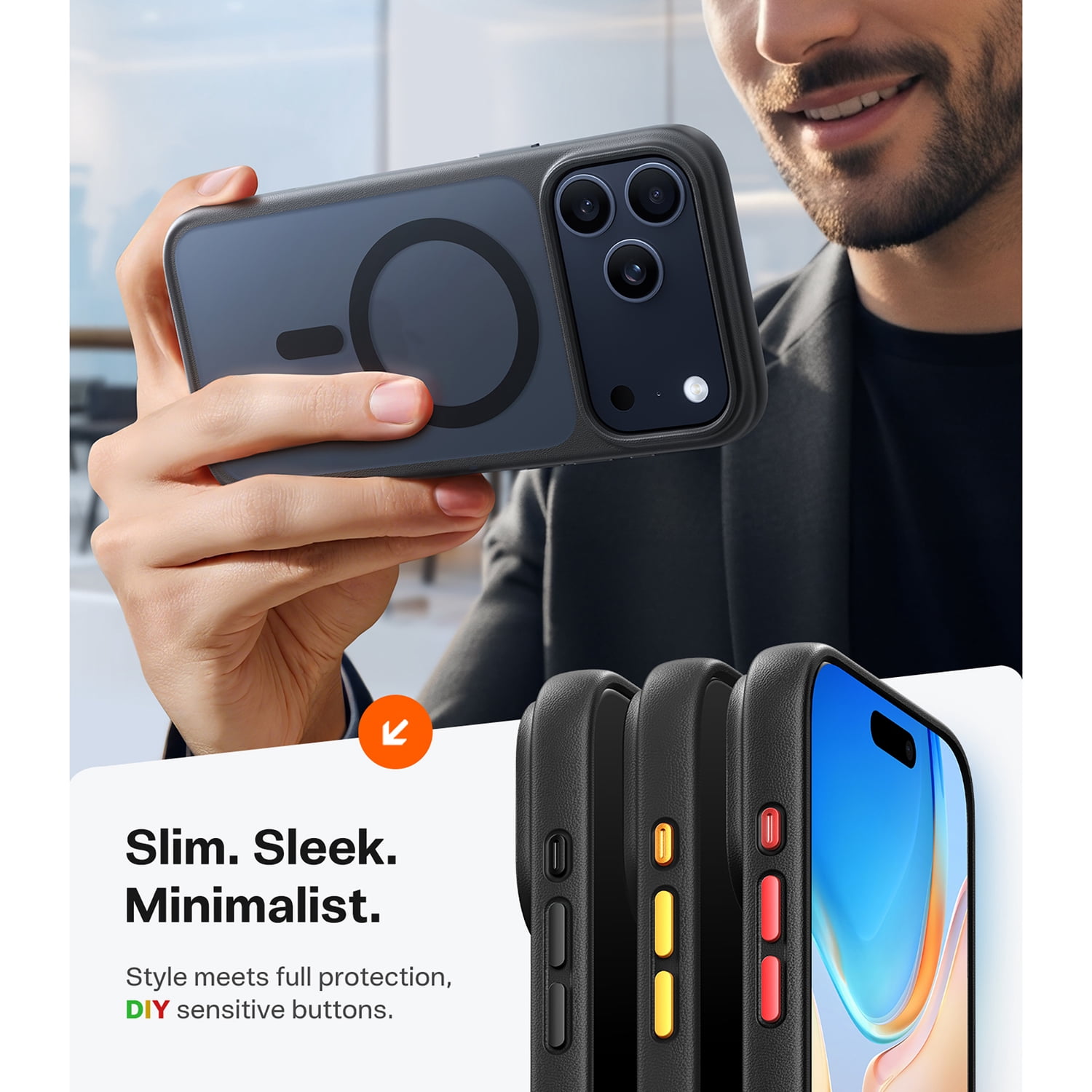 TORRAS Guardian Magnetic Military-Grade Protective Case, iPhone 17 Pro Max