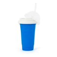 thumbnail image 5 of (red)Quick Frozen Smoothie Cup Environmentally Friendly Double Layer Silicone Slush Ice Cream Cup, 5 of 5
