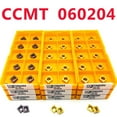 thumbnail image 5 of 10 Pcs CCMT060204 VP15TF/UE6020/US735 Coated Metal Lathe Turning Carbide Inserts, 5 of 6