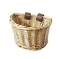 thumbnail image 2 of Tnobhg Bike Basket with Adjustable Belts Large Capacity Strong Load-bearing Handmade Woven Rattan Front Handle Bicycle Basket, 2 of 8