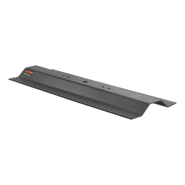 Over-Bed Bent Plate Gooseneck Hitch (Carbide Black Powder Coat, No Ball)