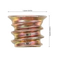thumbnail image 2 of IDEANATEGRATE 50Ud Insertos De Rosca Para Muebles De Madera Con Sujeción Interna Y Resistente, 2 of 8