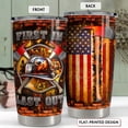 thumbnail image 2 of Firefighter Tumbler 20oz Fireman Gifts for Men Stainless Steel Insulated Tumblers Coffee Travel Mug Firefighters Cup Firemen Gift for Birthday Christmas, 2 of 7