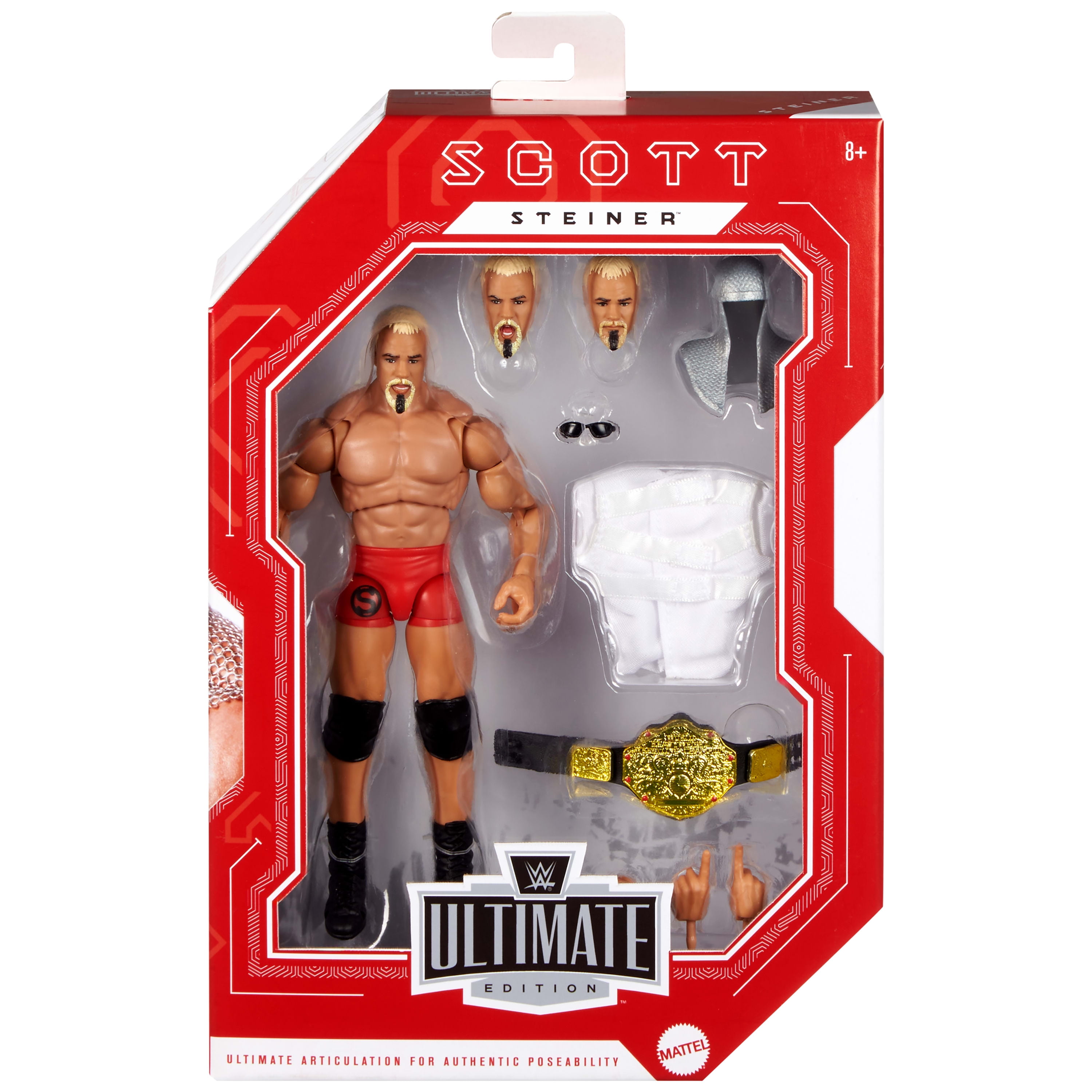 WWE Ultimate Edition Monday Night War Scott Steiner Action Figure & Accessories Collectible Set - Walmart Exclusive