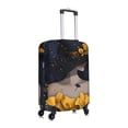 thumbnail image 3 of Balery Luggage Cover Elegant Lady With Hat Print Suitcase Covers for Luggage Elastic Washable Suitcase Protector Fits 18-32 Inch Luggage-Medium, 3 of 9