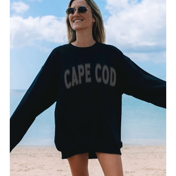 Cape Cod Sweatshirt, Trendy Varsity Sweatshirt, Aesthetic College Crewneck, Oversized Minimalist Sweater, Cape Cod Massachusetts Shirt Tshirt All Size S-5XL