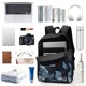 thumbnail image 3 of Hombre Polilla-theme Backpack, Campus style schoolbag Bookbag with Adjustable Shoulder Straps And Large Zip Compartment, Unisex Travel Bags., 3 of 6