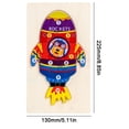 thumbnail image 2 of Linnome Wooden Number Puzzle Educational Math Plaything Logical Thinking Board for Developing Motor Skills, 2 of 6