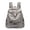 Grey, variant on PRIYAL Women's Large Capacity Studded Backpack Glossy Synthetic Backpack with Golden-Tone Hardware, Multi-Pocket Design & Golden-Tone Hardware, Work, Everyday Use