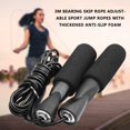 thumbnail image 2 of 3m Bearing Skip Rope Adjustable Sport Jump Ropes with Thickened Anti-slip Foam, 2 of 7