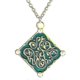thumbnail image 1 of New Triss Merigold Medallion Pendant Necklace Pearls Gold Chain Wizard Wild Hunt Cosplay Jewelry Necklaces Women Men Accessories, 1 of 5