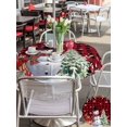 thumbnail image 4 of Outdoor Tablecloth with Umbrella Hole and Zipper, Red Plaid Christmas Round Table Cloth 60 Inch Waterproof Tablecloth, Snowman Xmas Tree Poinsettia Snowflake Picnic Table Cover for Patio Camping, 4 of 7