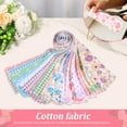 thumbnail image 4 of Juego de 84 Pzas de Tiras de Tela de Gelatina de Algodón con Estampado Floral Precortadas para Acolchar y Coser Rollos de Patchwork para Manualidades DIY, 4 of 11