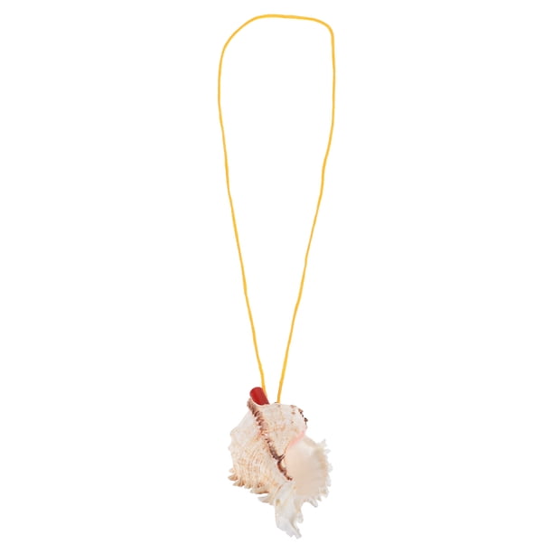 FELTECHELECTR Silbato de caracol pequeño, colgante de concha marina natural, ideal para amantes de la música, viajes, playa, collares de caracola náutica.