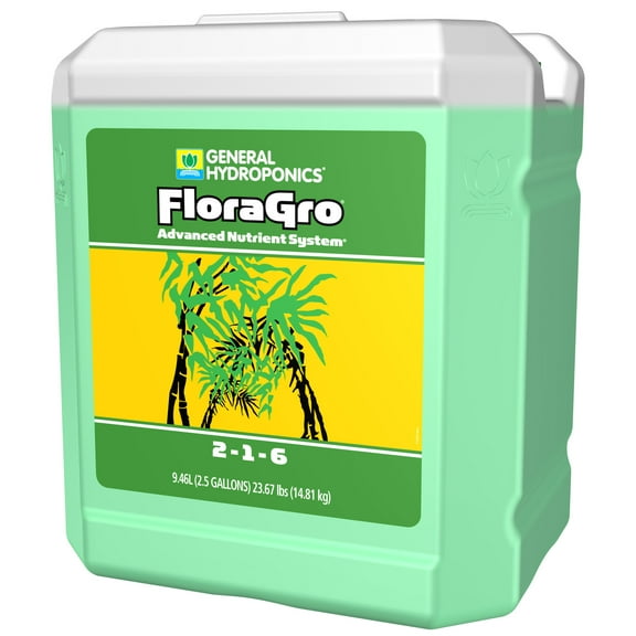 General Hydroponics FloraGro, 2.5-Gallon