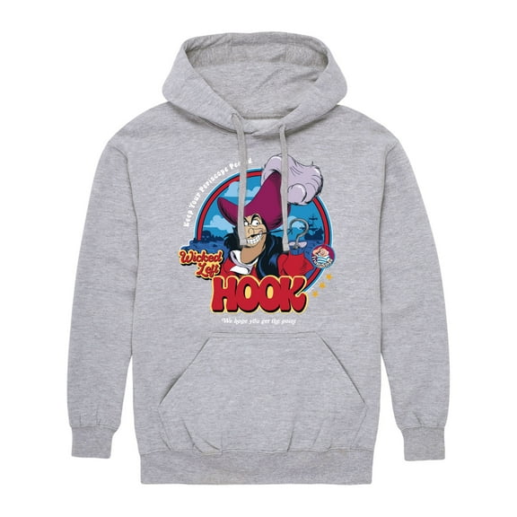 Disney - Peter Pan - Keep Your Periscope Peeled - Wicked Left Hook - Men's Pullover Hooded Fleece Sweatshirt