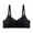 Black, variant on Bovxnpu Summer Girls Underwear, Seamless Training Bras for Girls, Girls Solid Color Soft Breathable Thin Style Student Bra Underwear 14 Years