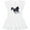 AA-White, variant on Inktastic Beautiful Galloping Black Horse Girls Toddler Dress