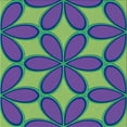 thumbnail image 1 of Ahgly Company Machine Washable Indoor Square Transitional Purple Amethyst Purple Area Rugs, 5' Square, 1 of 7
