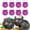 Style A:Purple, variant on Tupukom Halloween Decorations Halloween Mini Witch Cauldron Kettles Multi-purposed Small Cauldron Halloween Pot Candy holder for Halloween & St. Patrickâs Day Party Favors Decor