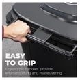 thumbnail image 7 of Outdoor Garbage Can with Lid - 32 Gallon Trash Can for Backyard, Deck, Garage - Dual Wheels, Extra Heavy-Duty, Durable Handle - Versatile Home & Storage Container - Black, 2-Pack, 7 of 7