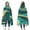 Teal and Gold, variant on Wearable Blanket,Teal Gold Marble Pattern Hooded Wearable Flannel Blanket for Adults & Teens,Winter Poncho Shawl Wrap Cape Cozy Anti-Pill,50"x60"