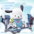thumbnail image 1 of Figura de acción de Sanrio de 17 cm, serie Rainy Day, Kuromi Pochacco, caja ciega, juguete de PVC, decoración de escritorio, adornos, juguete para niñas, regalo, 1 of 5