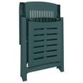 thumbnail image 5 of vidaXL Sun Lounger Green Plastic, 5 of 5