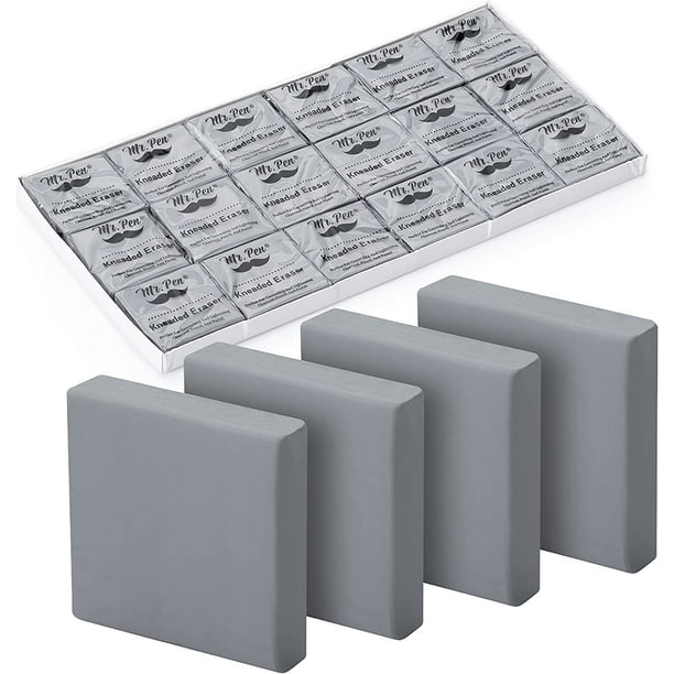 Mr. Pen Kneaded Eraser, 18 Pack, Gray, Kneaded Erasers for Artists