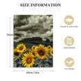 thumbnail image 2 of Nawypu Canvas Wall Art For Living Room Family Wall Decor For Kitchen Black And White Pastoral Scenery Sunflower Flowers Bedroom Wall Painting Home Decoration Bathroom Wall Pictures Artwork, 2 of 5