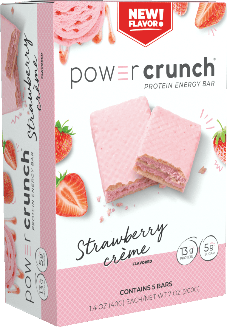 Power Crunch ORIGINAL Protein Energy Bar Strawberry Cream, 7 oz, 5 count