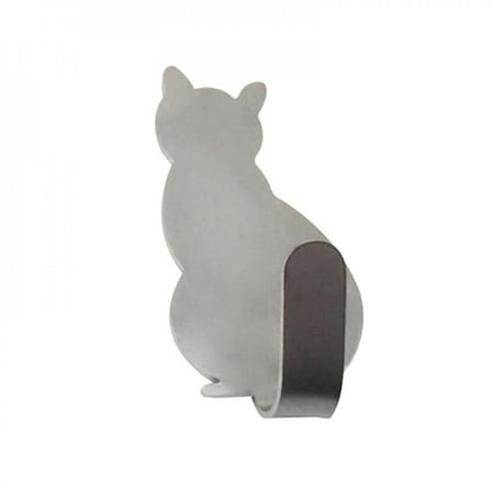 

Wall Mounted Stainless Steel Cat shape Hooks Coat Robe Hanging Hook Home Door Clothes Hanger Cat key Decorative