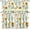 Jaune Floral, variante sur Ensemble de Cantonnières et Rideaux de Cuisine Jaunes à Motif Floral / Ensemble de 3 Pcs de Rideaux à Passe-Tringle / 54x18 Po / Illumine la Salle de Bain, le Café, le Salon, la Chambre / Déco Printanière Vibrante