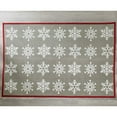 thumbnail image 2 of Snowflake Pattern Area Rug, 2 of 2
