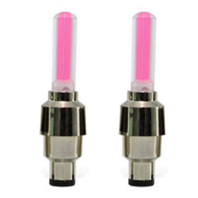 KIMISS Bike Wheel Lights, 2PCS Motorcycle Wheel Light Tire Valve Stem Lamp Night Riding Decoration Universal For Car Bike Bicycle