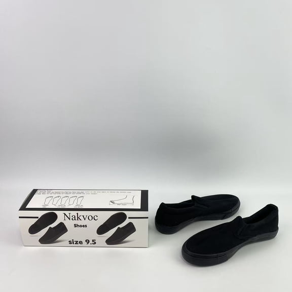 Nakvoc Shoes,Men's Arch Support Casual Slip-on Shoes Loafers for Men Non Slip Comfortable Shoes,size 9.5