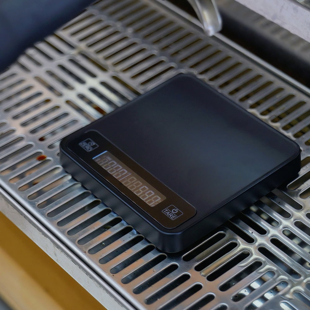 Coffee Scale with Timer, 0.1g High Precision, for Espresso and Hand Brewing, USB Rechargeable, with App Connectivity