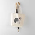 thumbnail image 5 of CafePress - English Sheep Dog Silhouette Tote Bag - Unisex Canvas Tote Bag, Beige, 1-Piece, 5 of 7