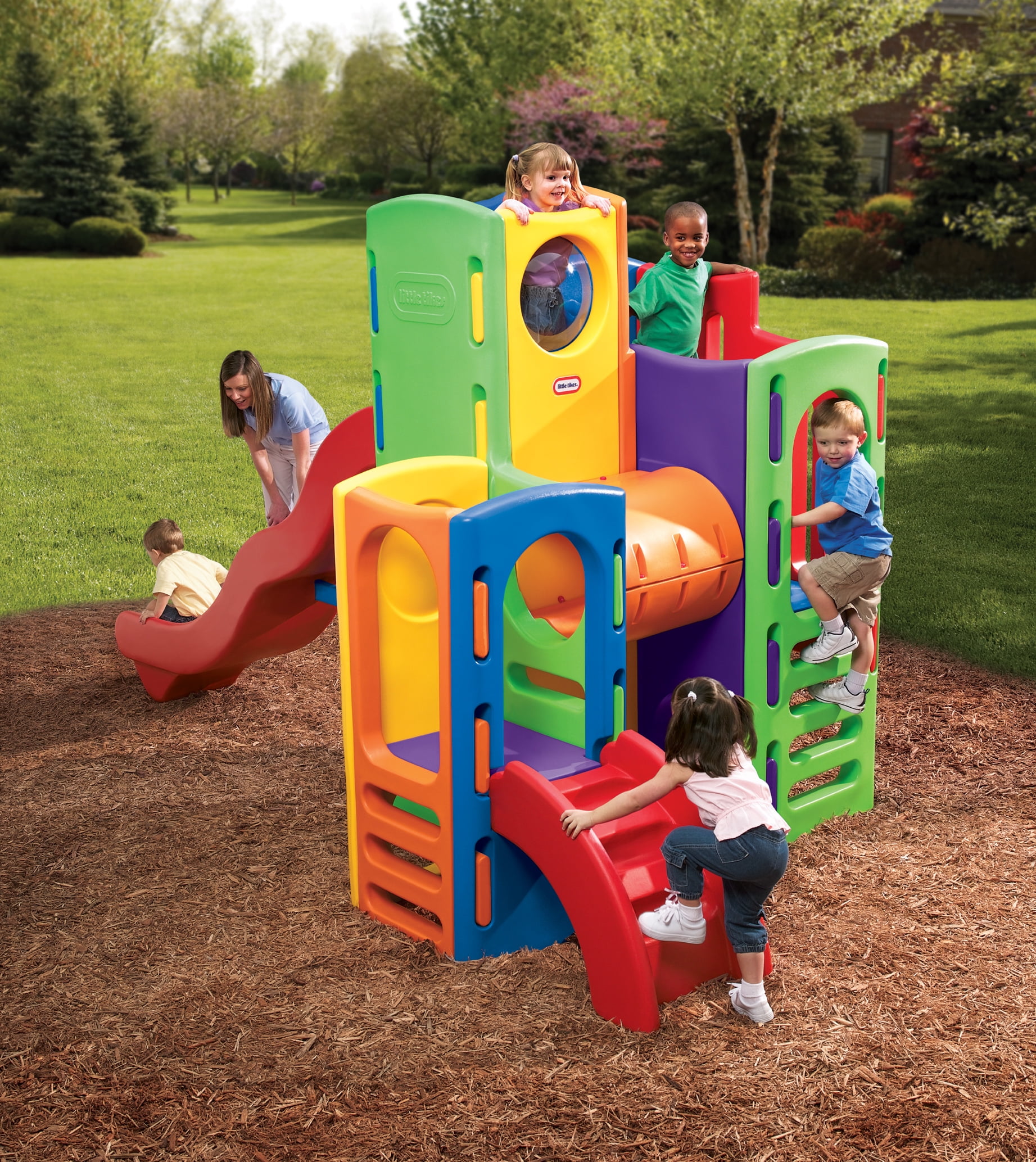 little tikes climbing frame with slide