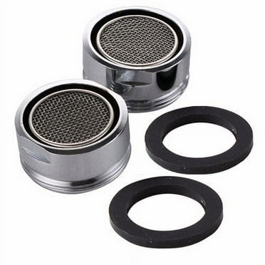 Wideskall 2 Pieces 2.2 GMP 15/16" inch Male Thread Kitchen Bathroom Faucet Aerator, Chorme