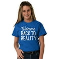 thumbnail image 4 of Welcome Back Reality Attitude Gym Plus Size Crewneck Graphic Tee Shirt Brisco Brands 3X, 4 of 5