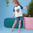 thumbnail image 4 of RXIRUCGD 2025 Vêtements d'Été pour Enfants Tout-Petits Garçons Filles Mode Mignon Col Rond Imprimé Manches Courtes Haut, 4 of 6