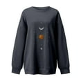 thumbnail image 3 of Pntutb Ladies Clothes,Womens Print O-Neck Pullover Tops Comfortable Blouses Sweatshirt, 3 of 5