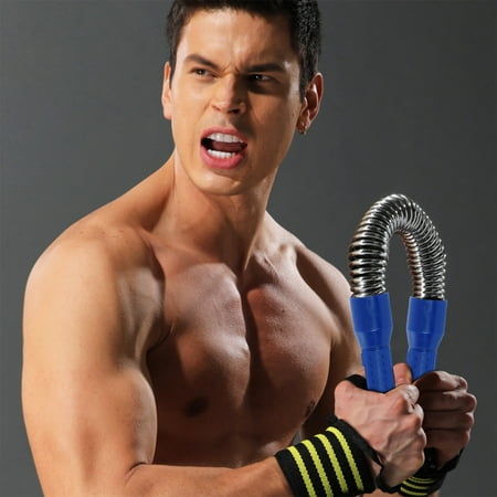 

Practical 60KG Electroplating Power Twister Bar Arm Shoulder Builder Spring Exercise Bar Chest and Bicep Blaster Flexible Strength Rod Exerciser Spring