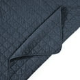 thumbnail image 4 of Indigo Hill Cotton Comfort 3 Piece Quilt Set with Pillow Shams, Gauze Blanket Classic Modern Bedding, Navy, Full Queen, 4 of 8