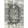 thumbnail image 4 of nuLOOM Jordana Vintage Distressed Medallion Area Rug, 8' x 10', Jordana Black And White, 4 of 5