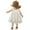 Z14-White, variant on flower girl dress Vacation Girls Bow Set Ruffles Baby Toddler Beach Floral Hat Dresses Summer Sleeveless Dress easter dresses Blue,Size:6-12 Months