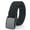black, variant on Elastic Belts for Men - Stretch Canvas No Metal Plastic Buckle for Work Sports - Adjustable Trim to Fit 28-45" Waist