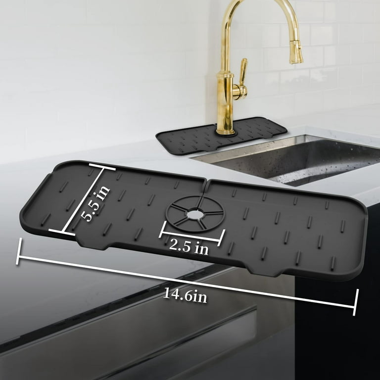 Kitchenguard Silicone Faucet Handle Drip Catcher Tray - Kitchen
